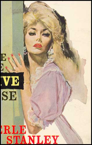 Below is uncredited art from 'The Case of the Fugitive Nurse' by Earle 